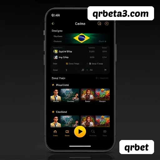 Aplicativo móvel qrbet para iOS e Android